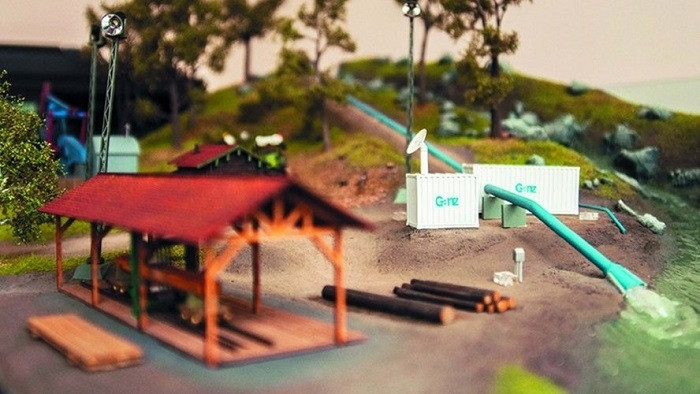 Modèle de petite centrale hydroélectrique. Photo d'illustration: Laodong.vn