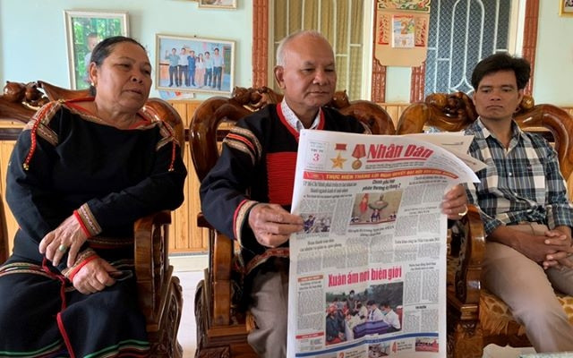 Y Bhem Knul, de l’ethnie Ede, dans le village de Jat B, commune de Ea Hiu, district de Krông Pak, province de Dak Lak.