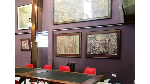 L'espace « Dó - Space » de l'artiste Vu Thai Binh. Photo : NDEL.