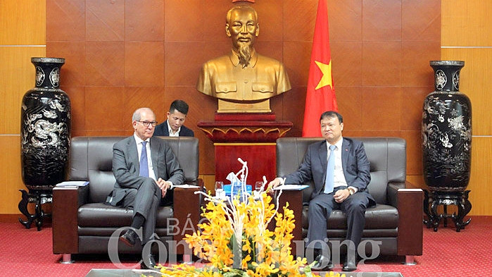 Le vice-ministre Dô Thang Hai (à droite) et le directeur général de l'OIAC, Ahmet Üzümcü. Photo : baocongthuong.vn