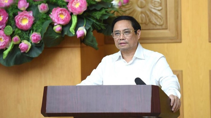 Le Premier ministre Pham Minh Chinh. Photo : NDEL.