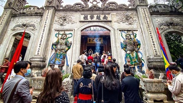 La Fête des temples des Rois fondateurs du pays débutera le 10 avril ou le 10e jour du troisième mois lunaire. Photo : VNA.