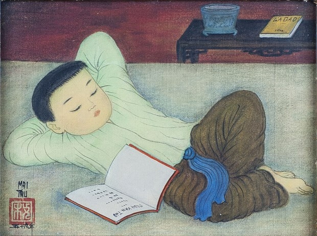 Une œuvre de Mai Trung Thu exposée en France. Source : macon.fr