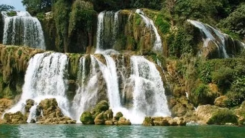 La chute d’eau de Ban Gioc. 