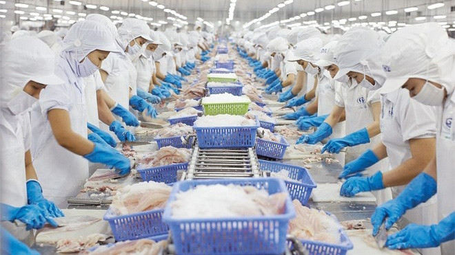 Au cours du premier semestre 2022, le chiffre d'affaires total à l'export des produits aquatiques vietnamiens a atteint 5,8 milliards. Photo : tapchitaichinh.vn.