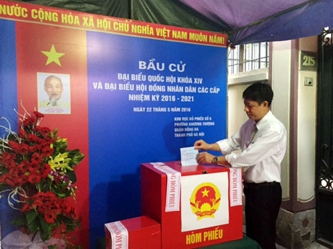 Un bureau de vote. Photo: NDEL.