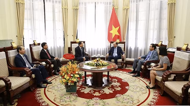 Une vue générale de la rencontre. Photo : baoquocte.vn