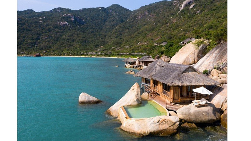 Le complexe hôtelier Six Senses Ninh Vân Bay. Photo : dulich.vn