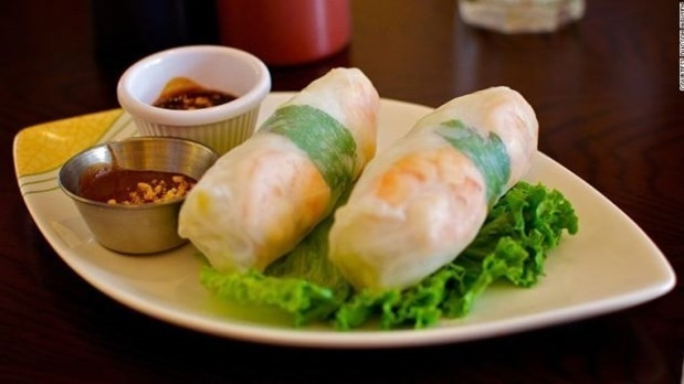 le goi cuon (rouleaux de printemps). Photo: CNN/VNA