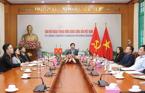 La délégation vietnamienne participant à la 34e réunion de la Conférence internationale des Partis politiques asiatiques (ICAPP), le 25 novembre. Photo : Phuong Hoa/VNA/CVN.