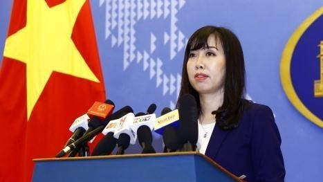 La porte-parole du Ministère vietnamien des Affaires étrangères, Lê Thi Thu Hang. Photo: VNA.