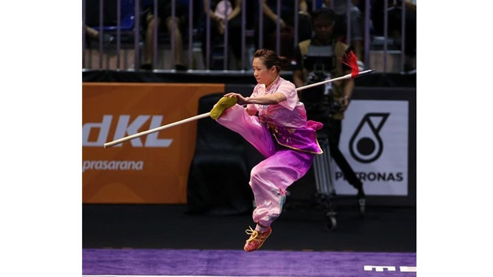 Duong Thuy Vi remporte lundi matin sa deuxième médaille d'or aux SEA Games 29 en Malaisie. Photo: VNA.