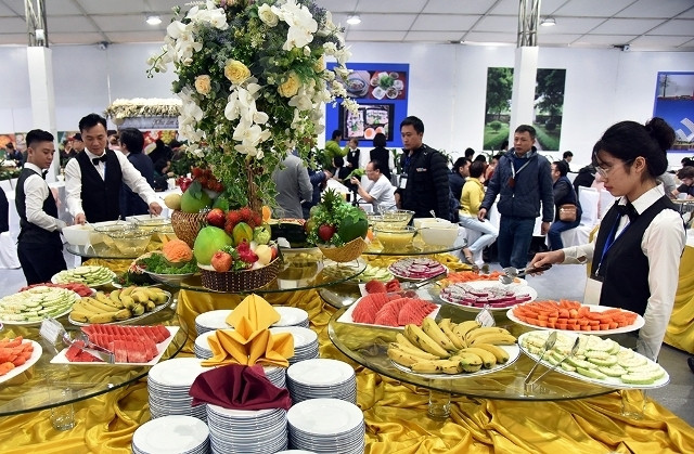 Du 23 février au 1er mars, la cuisine du Centre international de presse du 2e Sommet RPDC - États-Unis est ouverte en permanence pour servir les journalistes vietnamiens et aussi étrangers.