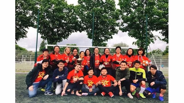 Le tournoi de football des étudiants vietnamiens en France 2019 réunit 32 équipes, chiffre de record. Photo : https://www.tienphong.vn