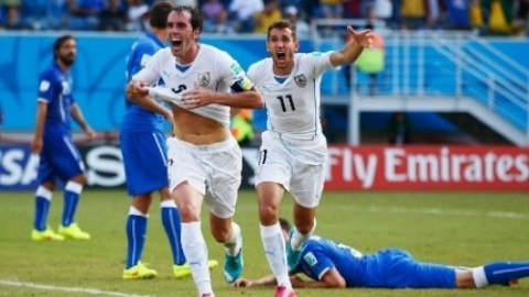 Diego Godin de l'Uruguay. Photo: NDEL.
