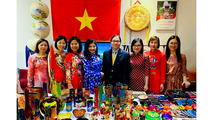 Le stand du Vietnam. Photo : https://baoquocte.vn/