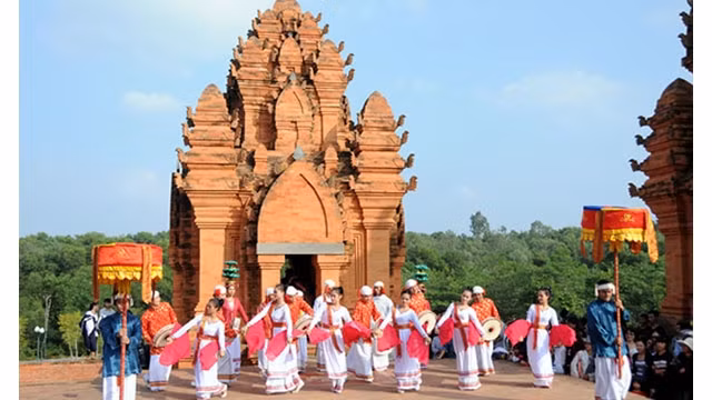 La fête de Katé est la plus ancienne fête folklorique de l’ethnie Brahmane Cham de Binh Thuân. Photo : VGP.
