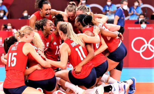 L'équipe des États-Unis. Photo : Olympics/NDEL.