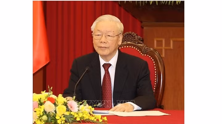 Le Secrétaire général du PCV, Nguyên Phu Trong. Photo : VNA.