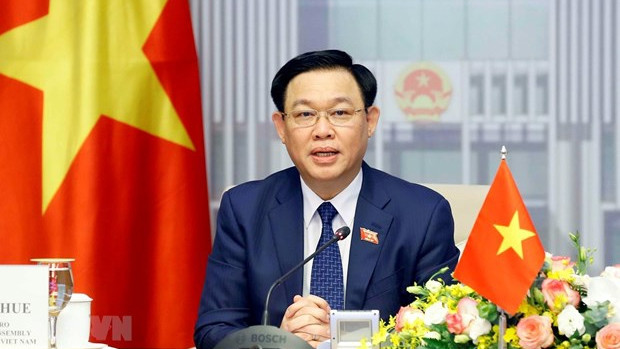 Le Président de l’Assemblée nationale vietnamienne, Vuong Dinh Huê. Photo : VNA.
