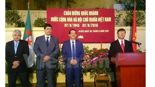 Cérémonie en l’honneur du 71e anniversaire la Fête nationale du Vietnam en Algérie. Photo: VNA.