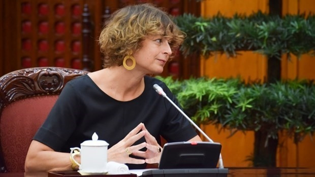 L'ambassadrice des Pays-Bas au Vietnam Elsbeth Akkerman. Photo : VNA