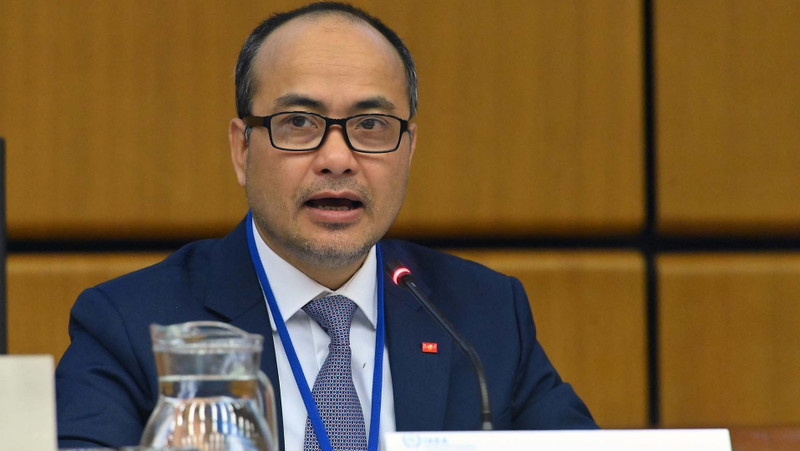 L'ambassadeur du Vietnam, Nguyen Trung Kien, représentant permanent du Vietnam auprès de l'AIEA. Photo: baoquocte.vn