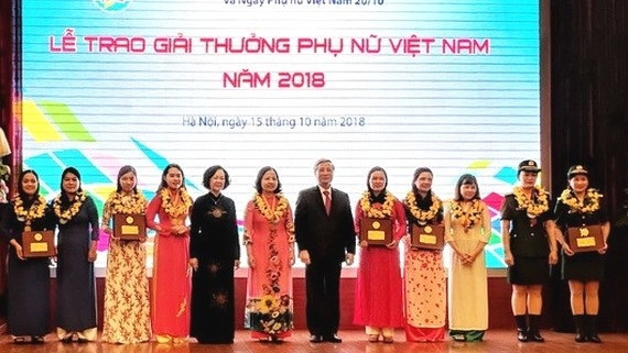 Cérémonie de remise des Prix des Femmes vietnamiennes 2018. Photo : CPV.
