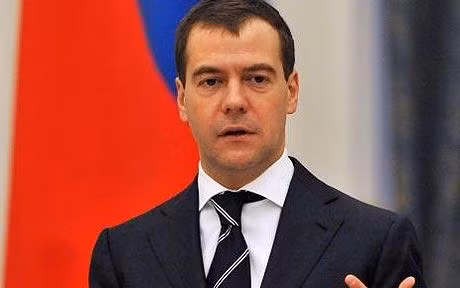 Premier ministre russe Dmitry Medvedev. Photo: VNA.