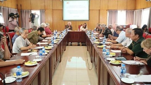Vue de la rencontre, le 16 septembre à Hanoi. Photo : Union des Organisations d’Amitié du Vietnam