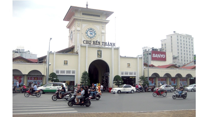 Le marché Bên Thành, symbole de Hô Chi Minh-Ville. Photo d'illustration: Hà Phuong/ NDEL.