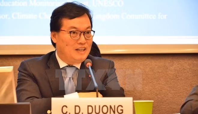 L'ambassadeur Duong Chi Dung, chef de la Mission permanente du Vietnam auprès de l’ONU, de l’OMC et des autres organisations internationales à Genève. Photo: VNA.