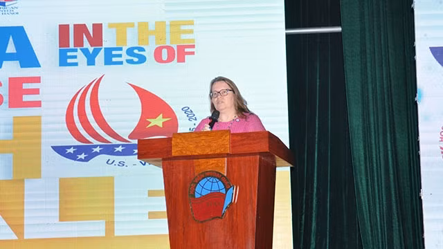 Marie Christine Damour, consule générale des États-Unis à Hô Chi Minh-Ville. Photo : baoquocte.vn