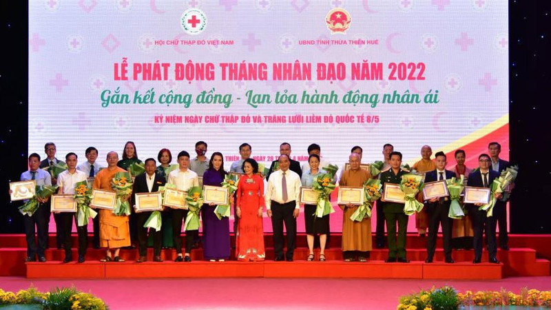 Lancement du Mois d’action humanitaire 2022. Photo : NDEL.