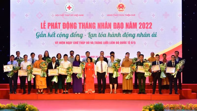 Lancement du Mois d’action humanitaire 2022. Photo : NDEL.