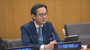 L’ambassadeur Dô Hung Viêt, eprésentant permanent du Vietnam auprès des Nations Unies et président désigné de la Conférence d’examen du TNP. Photo : VNA.