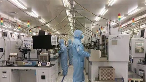 ITM Semiconductor Vietnam Co., Ltd., située dans le parc industriel de Vsip, chef-lieu de Tu Son, province de Bac Ninh, a toujours bénéficié de conditions favorables des autorités locales. Photo : VNA