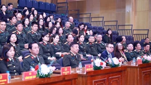 Les délégués lors de la cérémonie. Photo : VOV.