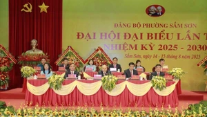 Le comité du Parti de la commune de Sầm Sơn organise le premier congrès des délégués. Photo: nhandan.vn