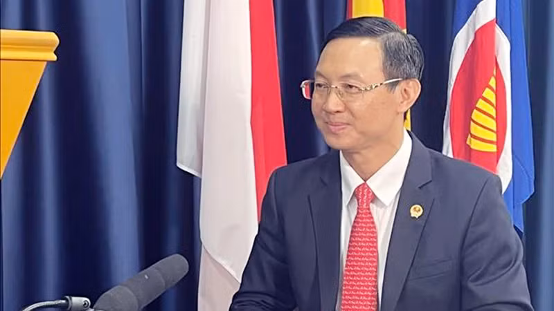 L’ambassadeur du Vietnam à Singapour, Tran Phuoc Anh. Photo : VNA.