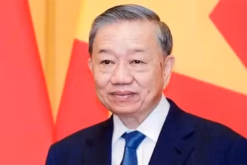 Le secrétaire général du Parti communiste vietnamien, Tô Lâm. Photo : NDEL.