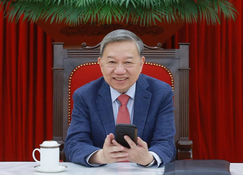 Le secrétaire général du Comité central du Parti communiste du Vietnam, To Lam. Photo : VNA.
