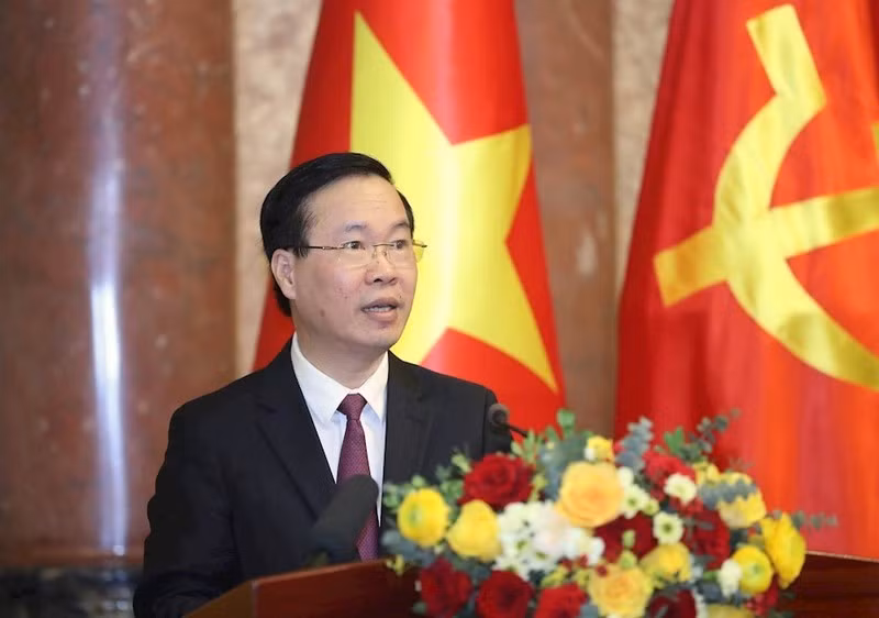Le Président vietnamien, Vo Van Thuong. Photo : VNA.