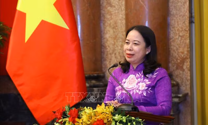 La Vice-Présidente du Vietnam, Vo Thi Anh Xuân. Photo : VNA.