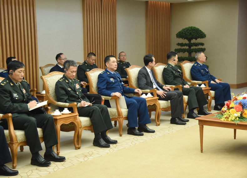 Les délégués de la Commission militaire centrale de Chine.