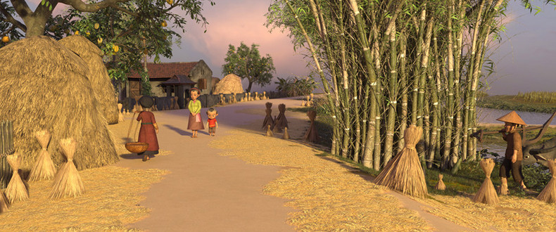 Une scène du film « Le petit Trang Quynh : La légende de Kim Nguu ». Photo : Nguoilaodong. Une scène du film « Le petit Trang Quynh : La légende de Kim Nguu ». Photo : Nguoilaodong.