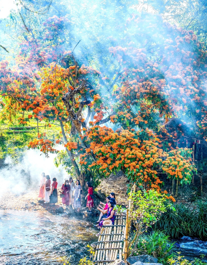 La beauté idyllique du ruisseau Ta Ma. Photo : VOV.