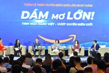 Lors de la semaine Amazon tenue à Hanoï le 27 octobre. Photo : vneconomy.vn