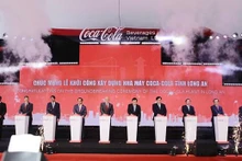Cérémonie de mise en chantier de a quatrième usine Coca-Cola au Vietnam. Photo : VNA