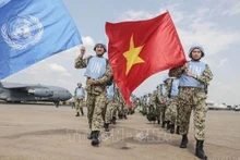 Le Vietnam participe aux opérations de maintien de la paix de l'ONU. Photo : VNA